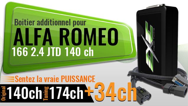 Boitier additionnel Alfa Romeo 166 2.4 JTD 140 ch
