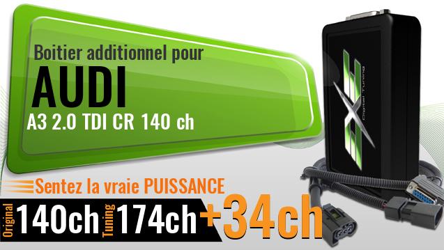 Boitier additionnel Audi A3 2.0 TDI CR 140 ch