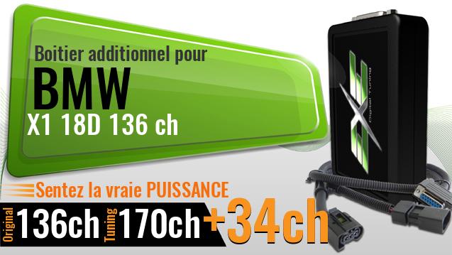 Boitier additionnel Bmw X1 18D 136 ch Boitier additionnel Bmw X1 18D 136 ch