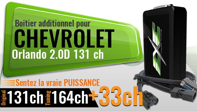 Boitier additionnel Chevrolet Orlando 2.0D 131 ch Boitier additionnel Chevrolet Orlando 2.0D 131 ch
