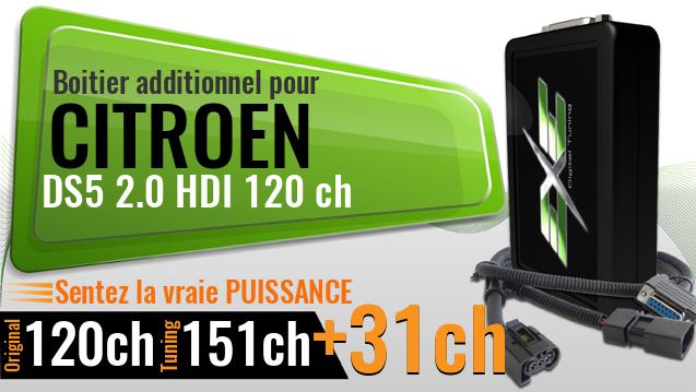 Boitier additionnel Citroen DS5 2.0 HDI 120 ch