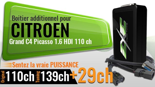 Boitier additionnel Citroen Grand C4 Picasso 1.6 HDI 110 ch