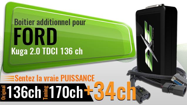 Boitier additionnel Ford Kuga 2.0 TDCI 136 ch