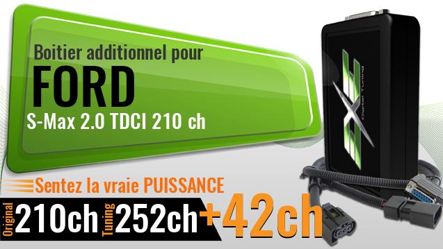 Boitier additionnel Ford S-Max 2.0 TDCI 210 ch