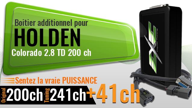Boitier additionnel Holden Colorado 2.8 TD 200 ch