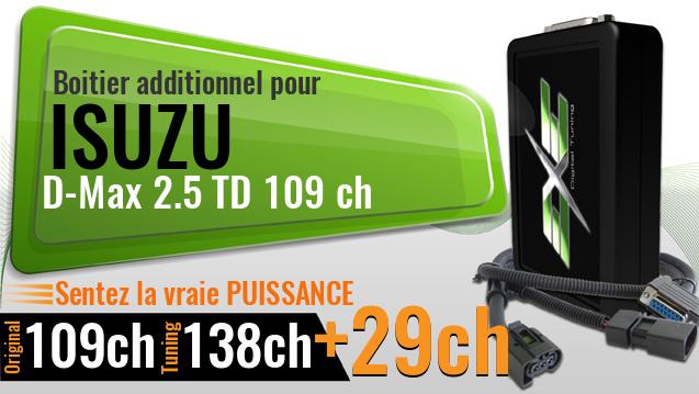 Boitier additionnel Isuzu D-Max 2.5 TD 109 ch