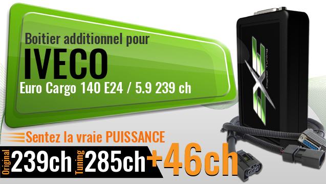 Boitier additionnel Iveco Euro Cargo 140 E24 / 5.9 239 ch