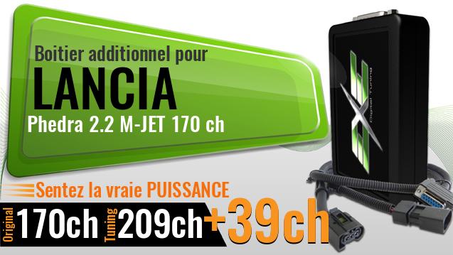Boitier additionnel Lancia Phedra 2.2 M-JET 170 ch