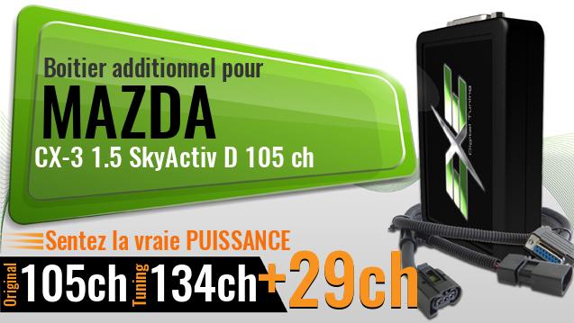 Boitier additionnel Mazda CX-3 1.5 SkyActiv D 105 ch
