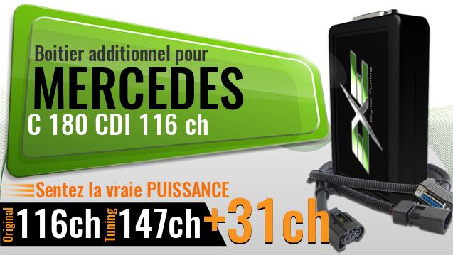 Boitier additionnel Mercedes C 180 CDI 116 ch