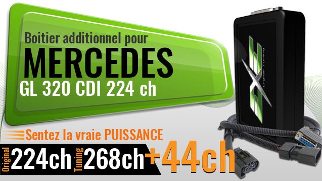 Boitier additionnel Mercedes GL 320 CDI 224 ch
