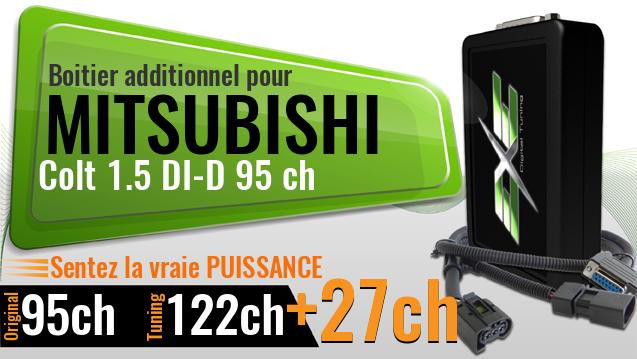 Boitier additionnel Mitsubishi Colt 1.5 DI-D 95 ch