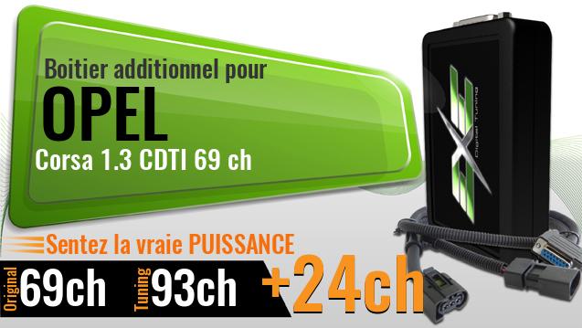 Boitier additionnel Opel Corsa 1.3 CDTI 69 ch