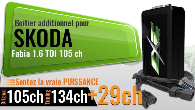 Boitier additionnel Skoda Fabia 1.6 TDI 105 ch