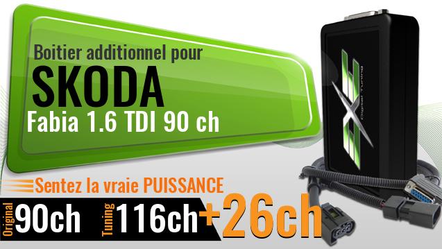 Boitier additionnel Skoda Fabia 1.6 TDI 90 ch