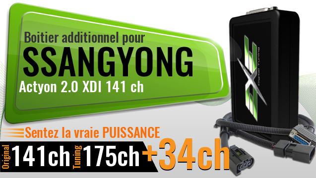 Boitier additionnel Ssangyong Actyon 2.0 XDI 141 ch