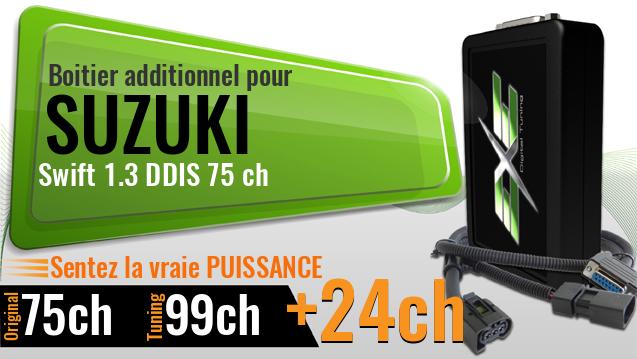 Boitier additionnel Suzuki Swift 1.3 DDIS 75 ch