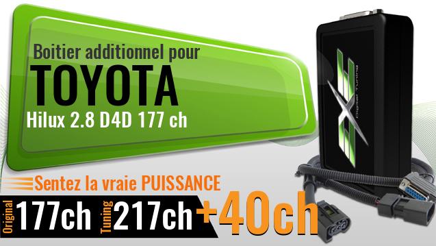 Boitier additionnel Toyota Hilux 2.8 D4D 177 ch
