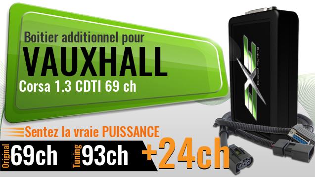 Boitier additionnel Vauxhall Corsa 1.3 CDTI 69 ch