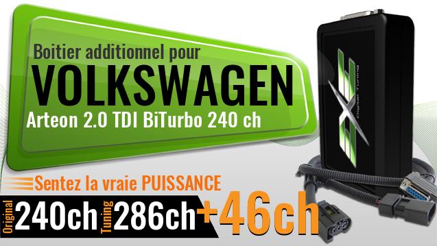 Boitier additionnel Volkswagen Arteon 2.0 TDI BiTurbo 240 ch Boitier additionnel Volkswagen Arteon 2.0 TDI BiTurbo 240 ch