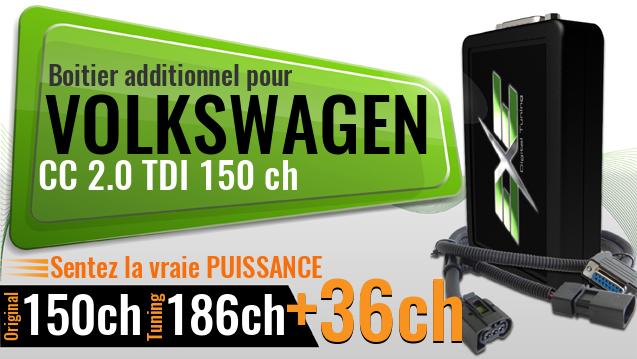 Boitier additionnel Volkswagen CC 2.0 TDI 150 ch