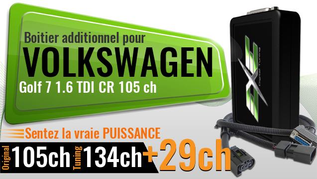 Boitier additionnel Volkswagen Golf 7 1.6 TDI CR 105 ch