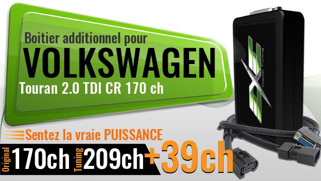 Boitier additionnel Volkswagen Touran 2.0 TDI CR 170 ch