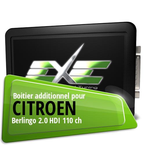 Boitier additionnel Citroen Berlingo 2.0 HDI 110 ch