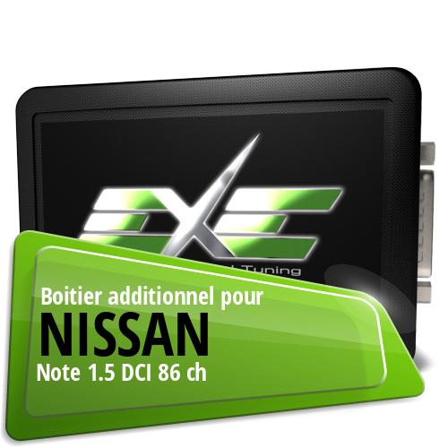 Boitier additionnel Nissan Note 1.5 DCI 86 ch