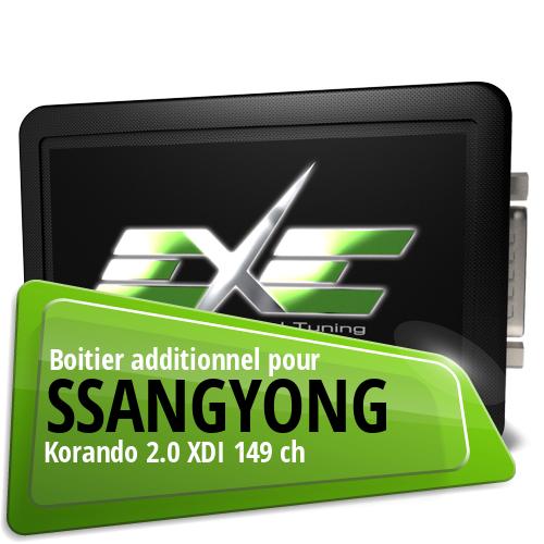 Boitier additionnel Ssangyong Korando 2.0 XDI 149 ch